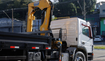 Mercedes-Benz Atego 1719 – Ano: 2019 – Carroceria e Munck cheio